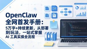 （17611期）OpenClaw 全网首发手册：5万字+持续更新，从部署到玩法，一站式掌握 AI 工具实操全流程-泰戈创艺资源库