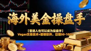 (17658期)海外美金操盘手技术【普通人操盘手手册】Vegas交易技术+聪明软件,日赚50-100U-泰戈创艺资源库
