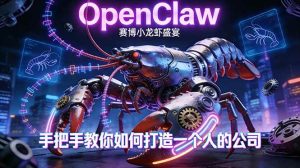 （17684期）OpenClaw，小龙虾-从产品到爆款的成长之路，手把手教你如何打造一个人的公司-泰戈创艺资源库