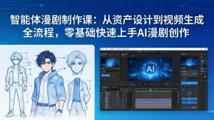 (17709期)智能体漫剧制作课:从资产设计到视频生成全流程,零基础快速上手AI漫剧创作-泰戈创艺资源库
