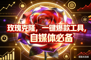 （17792期）玫瑰克隆，ai鲁大魔工具，自媒体必备神器，一键爆款，详细教程。-泰戈创艺资源库
