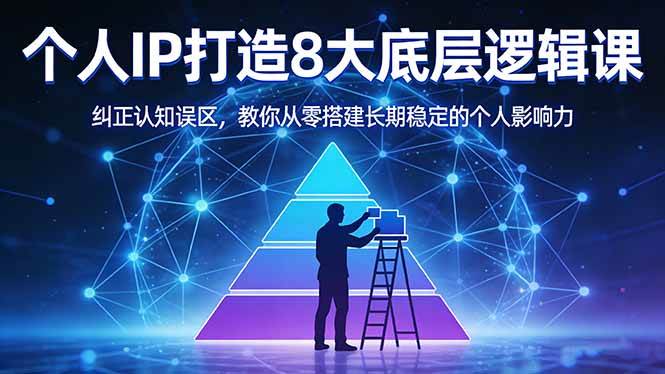 （17811期）付费文章：个人IP打造8大底层逻辑课：纠正认知误区，教你从零搭建长期稳定的个人影响力-泰戈创艺资源库
