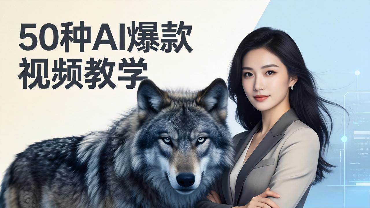 （17815期）50种AI爆款视频教学：影视级古诗词+治愈萌宠+山海经蛟龙，高阶宝典商业落地-泰戈创艺资源库