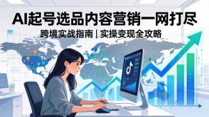 （17824期）2026 TikTok 跨境AI实操：从零基础到变现全流程，AI起号选品内容营销一网打尽-泰戈创艺资源库