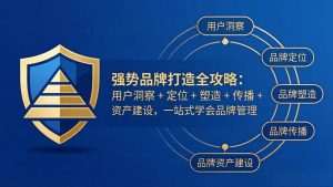 （17889期）强势品牌打造全攻略：用户洞察 + 定位 + 塑造 + 传播 + 资产建设，一站式学会品牌管理-泰戈创艺资源库