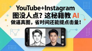 （17911期）YouTube+Instagram 图没人点？这秘籍教 AI 做逼真图，省时间还能提点击量-泰戈创艺资源库