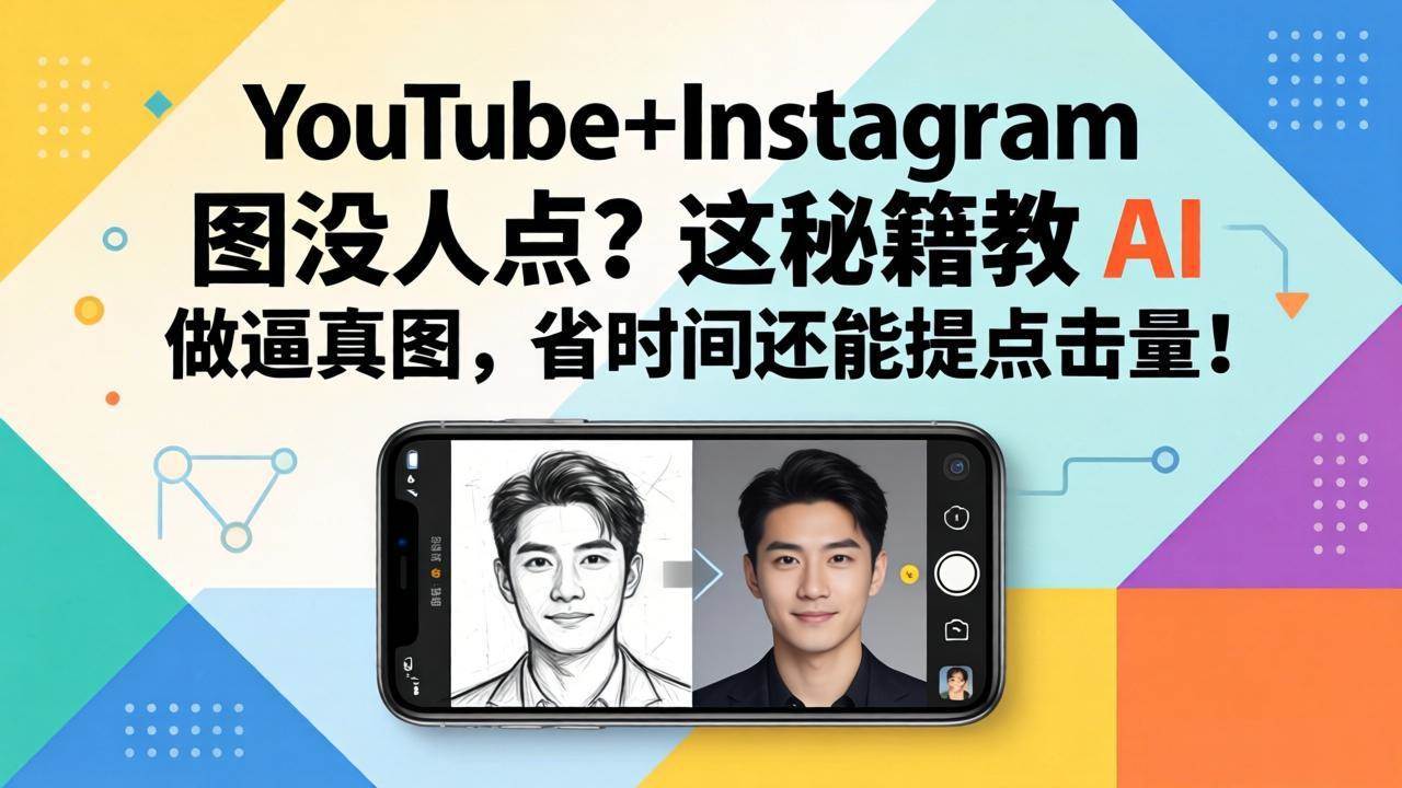 （17911期）YouTube+Instagram 图没人点？这秘籍教 AI 做逼真图，省时间还能提点击量-泰戈创艺资源库