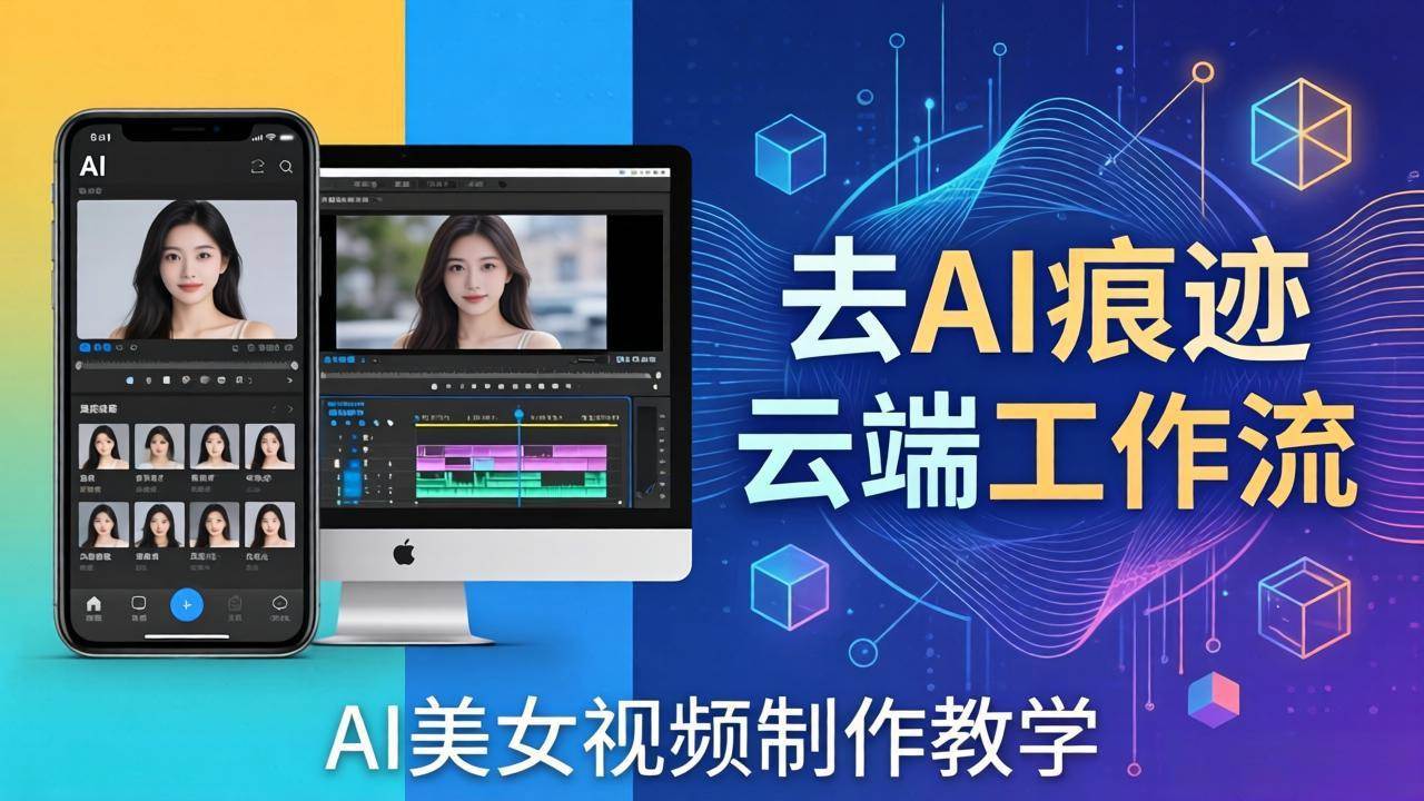 （17928期）AI美女视频制作教学：去AI痕迹，云端工作流出图，手机电脑均可，不需要配置-泰戈创艺资源库