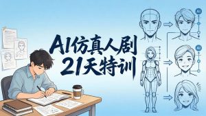 (18082期)AI仿真人剧21天特训-更新:从剧本到成片全流程实战,掌握角色一致性与变现方法-泰戈创艺资源库