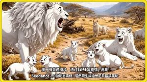 (18137期)用一张普通图片,通过GPT写剧情,再用Seedance 2.0做动态演绎,居然能生成迪士尼风格搞笑动画-泰戈创艺资源库