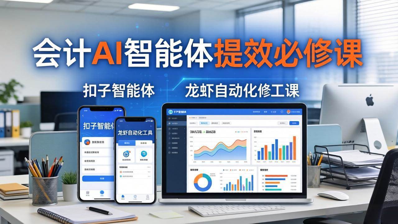（18151期）财务会计AI智能体提效必修课：扣子智能体+龙虾自动化+报表分析，一站式提升财务工作效率-泰戈创艺资源库