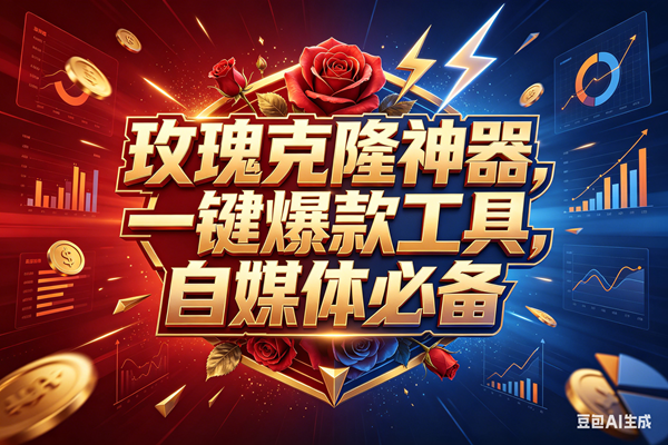（18190期）玫瑰克隆，一键爆款工具，ai智能体，自媒体神器，50多个功能的教程-泰戈创艺资源库