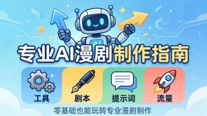 （18190期）专业AI漫剧制作指南：工具+剧本+提示词+流量全流程，零基础也能玩转专业漫剧制作-泰戈创艺资源库