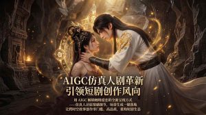 （18199期）AIGC 仿真人短剧创作革新，解锁仙侠爱恋全新呈现，一键出高质场景，零门槛打造爆款剧集-泰戈创艺资源库