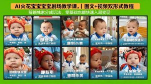 （18198期）AI火花宝宝宝宝剧场教学课，图文+视频双形式教程，解锁独家分成玩法，零基础也能快速入局变现-泰戈创艺资源库