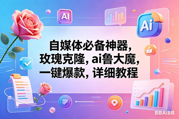 （18273期）玫瑰克隆神器，一键爆款工具，自媒体必备，60多个功能的教程-泰戈创艺资源库