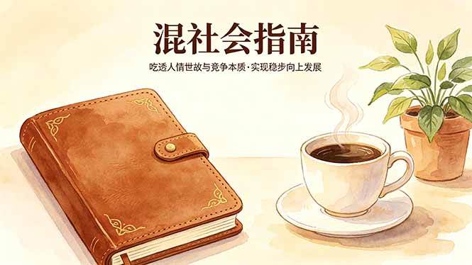 （18282期）付费文章：混社会指南，吃透人情世故与竞争本质，实现稳步向上发展-泰戈创艺资源库