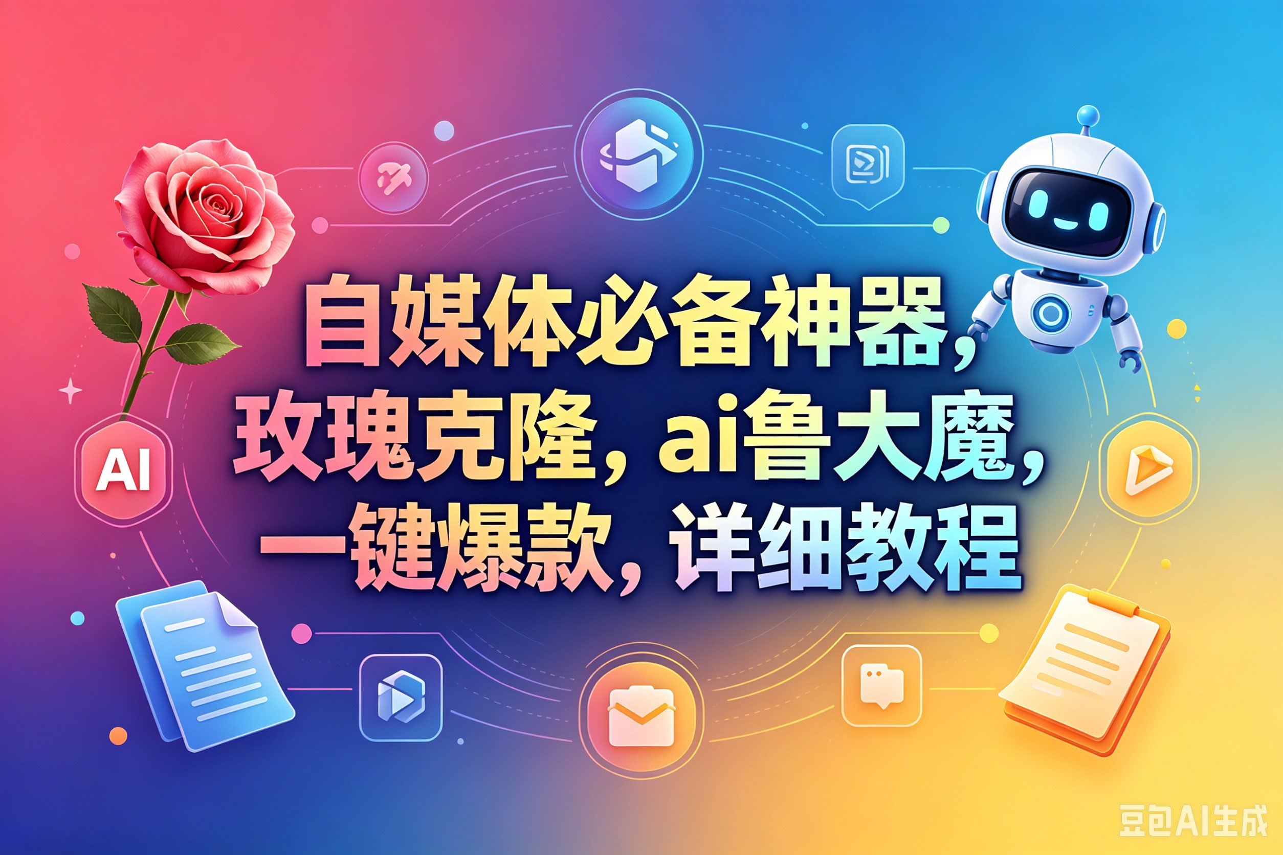 （18292期）玫瑰克隆神器，一键爆款工具，自媒体必备，60多个功能的教程-泰戈创艺资源库