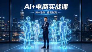（18328期）AI+电商实战课，1人+N个AI 智能体，把SOP变AI员工，实现降本增效提高利润-泰戈创艺资源库