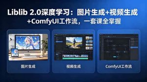 （18349期）Liblib 2.0深度学习：图片生成+视频生成+ComfyUI工作流，一套课全掌握-泰戈创艺资源库