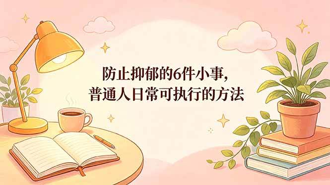 (18385期)付费文章:防止抑郁的6件小事,普通人日常可执行的方法-泰戈创艺资源库