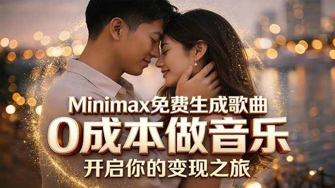 （18401期）Minimax免费生成歌曲实测！0成本做音乐，说唱流行Lofi一键生成-泰戈创艺资源库
