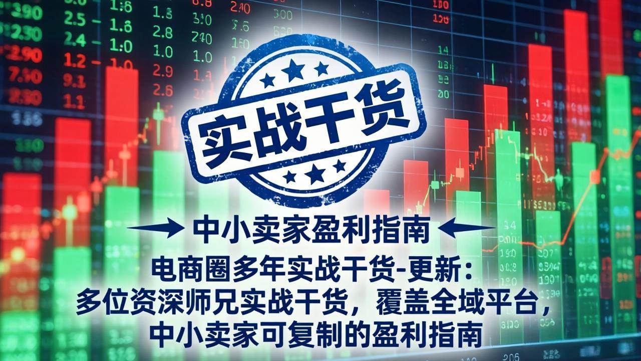 （18398期）电商圈多年实战干货-更新5月10：多位资深师兄实战干货/覆盖全域平台，中小卖家可复制的盈利指南-泰戈创艺资源库