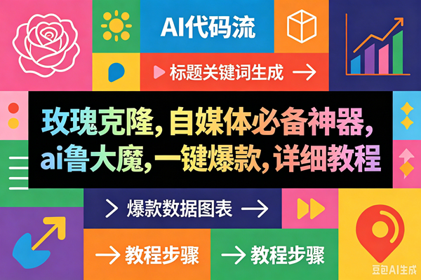 (18463期)玫瑰克隆神器,一键ai大魔,爆款工具,自媒体必备,60多个功能的详细教程-泰戈创艺资源库