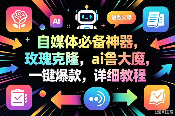 （18497期）玫瑰克隆神器，一键ai大魔，爆款工具，自媒体必备，60多个功能的详细教程-泰戈创艺资源库