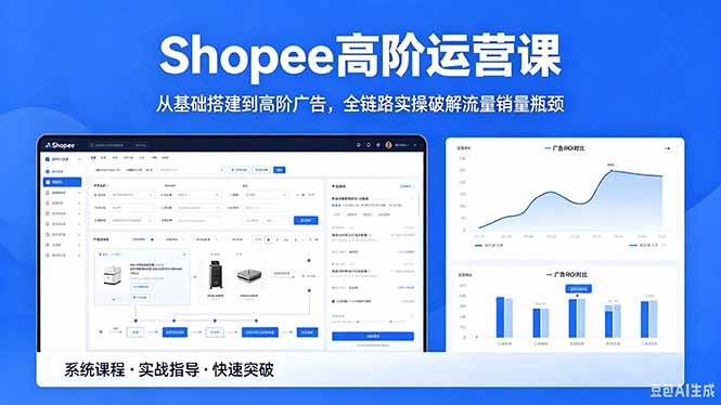 (18499期)Shopee高阶运营课-2026年5月更新,从基础搭建到高阶广告,全链路实操破解流量销量瓶颈-泰戈创艺资源库