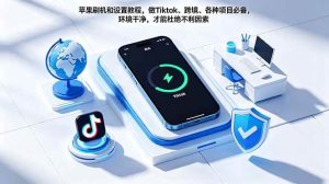 (18558期)苹果刷机和设置教程,做Tiktok、跨境、各种项目必备,环境干净,才能杜绝不利因素-泰戈创艺资源库