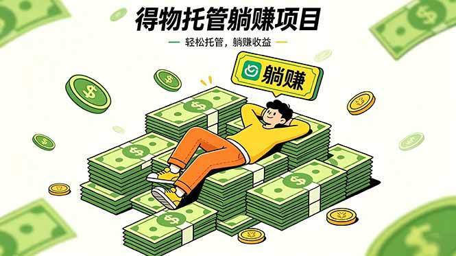 （18726期）26年6月必做！得物视频激励项目，全自动运营单号月利润3600+-泰戈创艺资源库