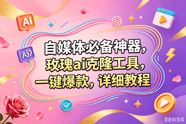 （18757期）玫瑰克隆，一键爆款ai工具，自媒体必备神器，50多个功能，详细的教程-泰戈创艺资源库