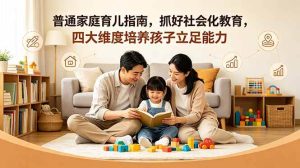 （18755期）付费文章：普通家庭育儿指南，抓好社会化教育，四大维度培养孩子立足能力-泰戈创艺资源库