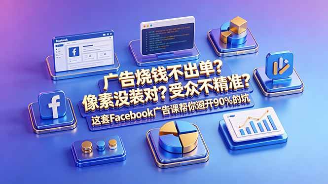 (18850期)广告烧钱不出单?像素没装对?受众不精准?这套Facebook广告课帮你避开90%的坑-原创双语字幕-泰戈创艺资源库