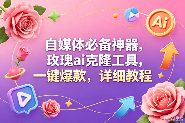 (18852期)玫瑰克隆工具,一键爆款ai,自媒体必备神器,50多个功能,详细教程-泰戈创艺资源库