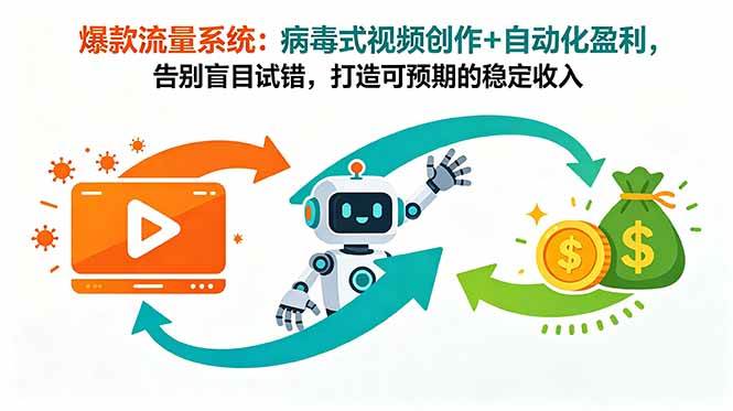 （18882期）爆款流量系统：病毒式视频创作+自动化盈利，告别盲目试错，打造可预期的稳定收入-泰戈创艺资源库