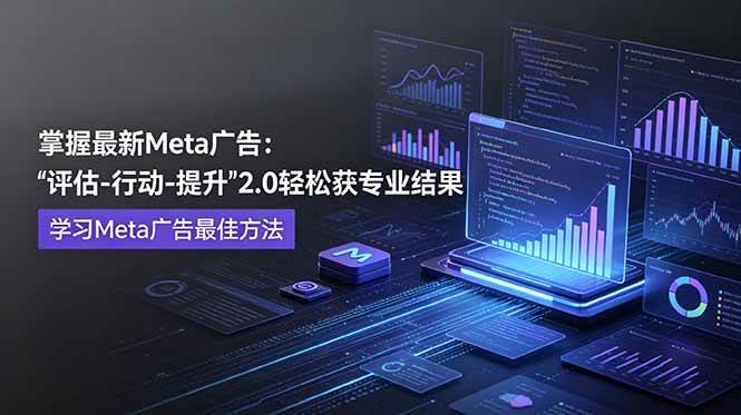 (18972期)掌握最新的Meta广告,通过“评估-行动-提升”2.0版本轻松获得专业级结果。学习目前学习Meta广告的最佳方法-泰戈创艺资源库