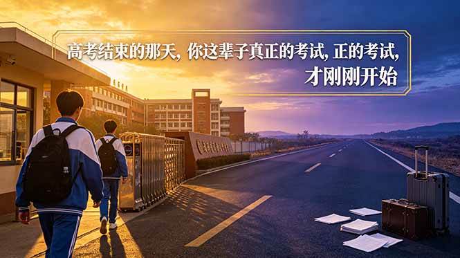 (18968期)付费文章:高考结束的那天,你这辈子真正的考试,才刚刚开始-泰戈创艺资源库