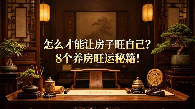 (19023期)付费文章:怎么才能让房子旺自己?8个养房旺运秘籍!-泰戈创艺资源库