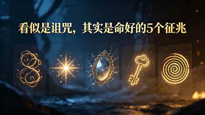 （19089期）付费文章：看似是诅咒，其实是命好的5个征兆-泰戈创艺资源库