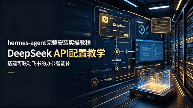 （19128期）hermes-agent完整安装实操教程，DeepSeek API配置教学，搭建可联动飞书的办公智能体-泰戈创艺资源库