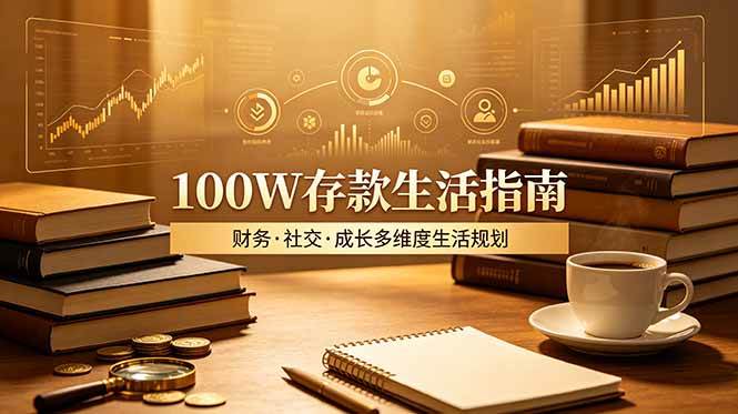 （19121期）付费文章：100W存款生活指南，如何从财务、社交、成长等维度规划自己的生活-泰戈创艺资源库