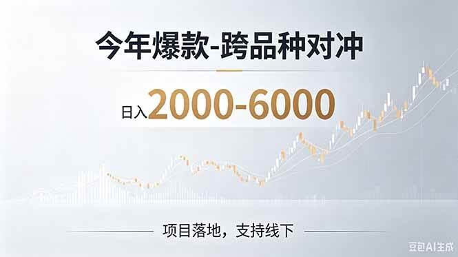 (19150期)2026创业新风口—跨品种对冲震撼首发!日收益2000-6000+,项目绿色长久,安全稳健-泰戈创艺资源库