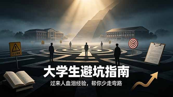 (19195期)付费文章:大学生避坑指南 ,过来人血泪经验,帮你少走弯路-泰戈创艺资源库