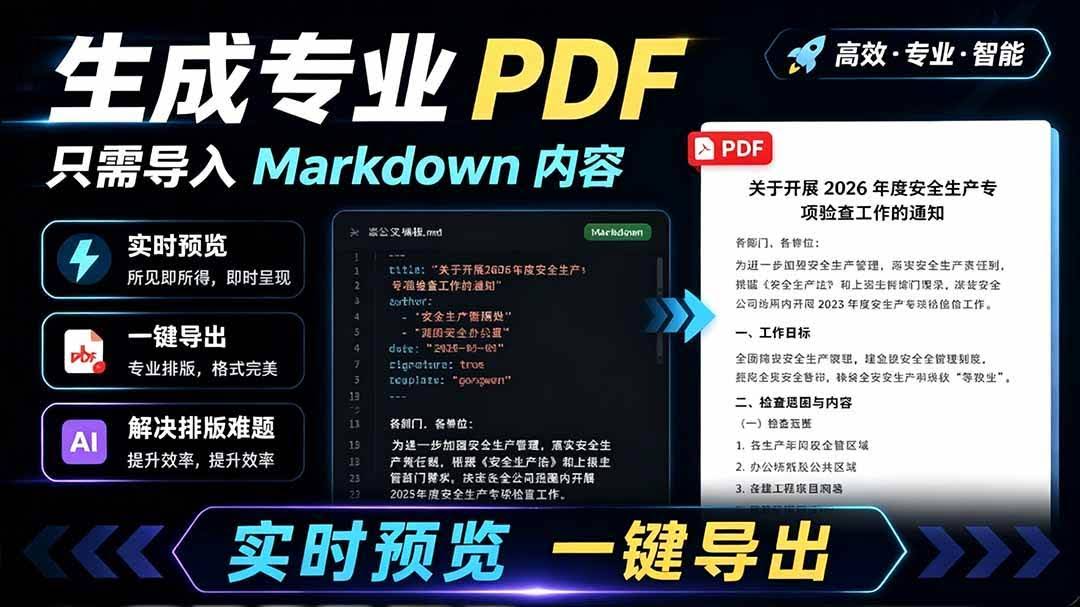 （19224期）只需导入 Markdown 内容，实时预览一键导出专业 PDF！轻松解决AI生成内容排版问题 Presto-泰戈创艺资源库