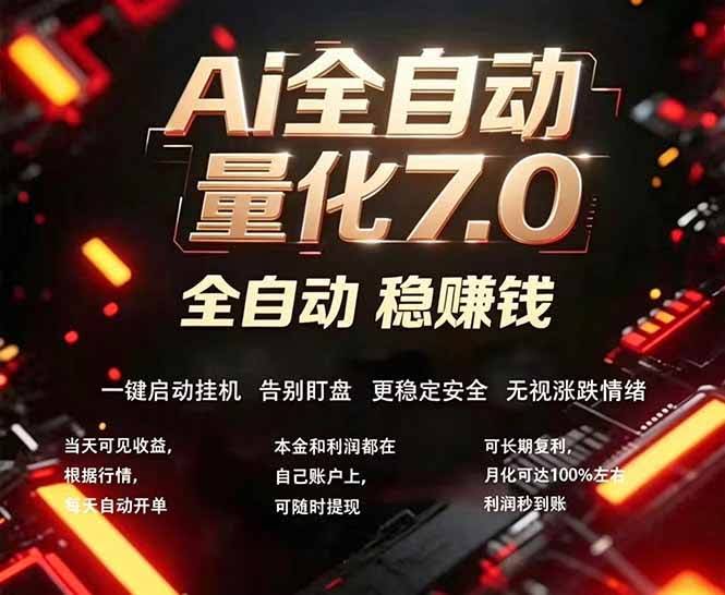 （19420期）EA黄金量化7.0 ，24小时全自动挣美金，小白轻松操作，日入1000+-泰戈创艺资源库
