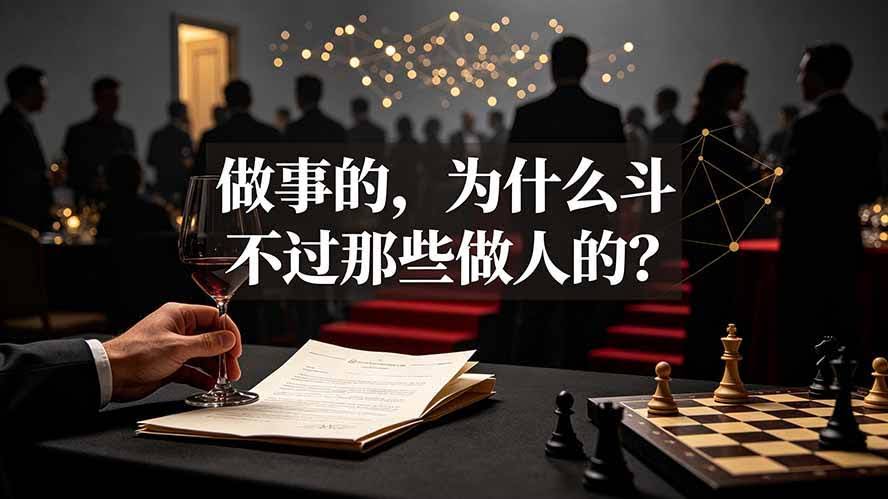 （19414期）付费文章：做事的，为什么斗不过那些做人的？-泰戈创艺资源库