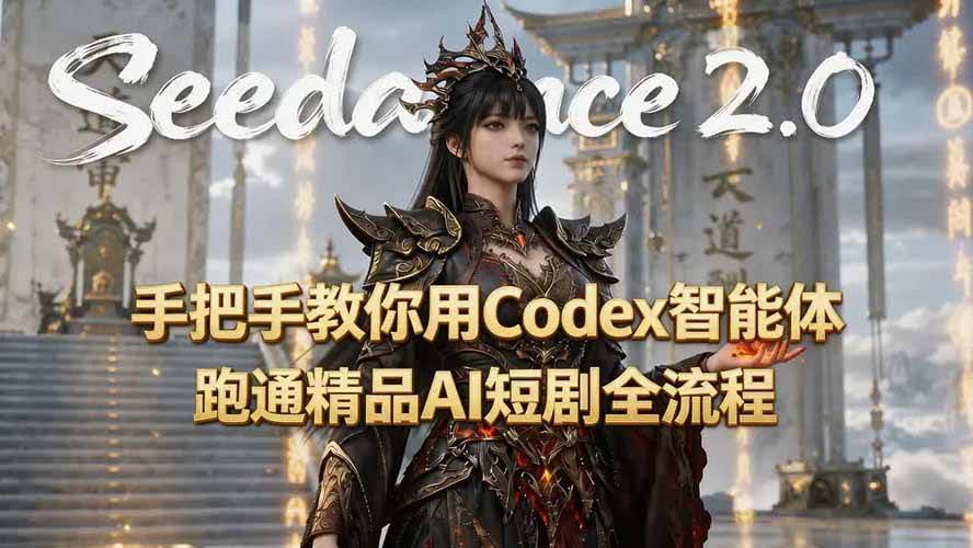 (19507期)手把手教你用Seedance2.0+Codex智能体跑通精品AI短剧全流程(附3种skill技能)-泰戈创艺资源库