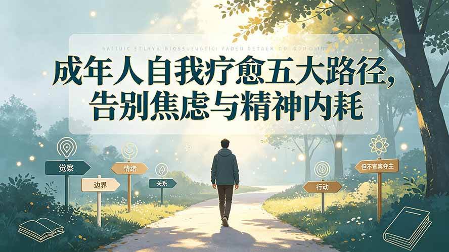 (19516期)付费文章:成年人自我疗愈五大路径,告别焦虑与精神内耗-泰戈创艺资源库
